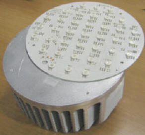 okrągłe radiatory do diod LED
