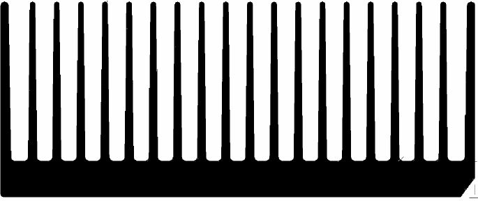 dissipateur de chaleur en aluminium sectionnel