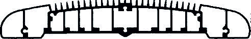 dissipateur de chaleur en aluminium sectionnel