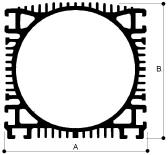 Taille de la barre du dissipateur thermique