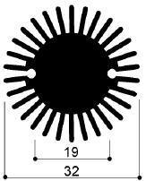 código arte. FM500 : Disipadores de calor de aluminio en barras