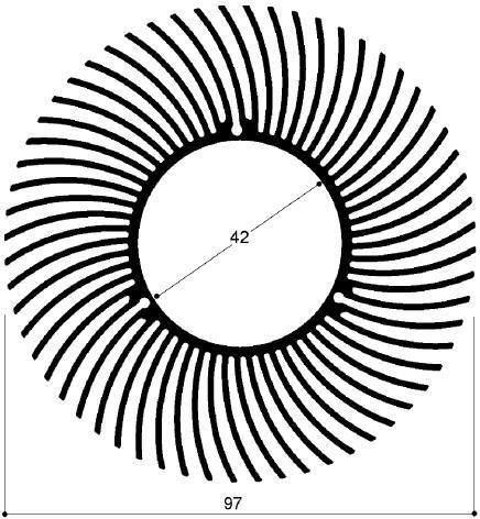 código arte. FM512 : Disipadores de calor de aluminio en barras