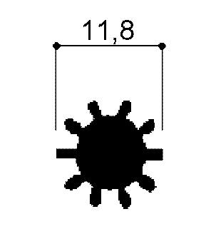 code art. FM3097 : Aluminum heat sinks in bars