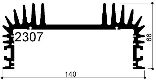 kod sztuka. FM2307: Aluminiowe radiatory w prętach