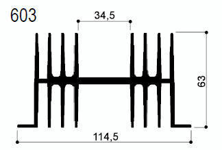 kod sztuka. FM603: Aluminiowe radiatory w prętach