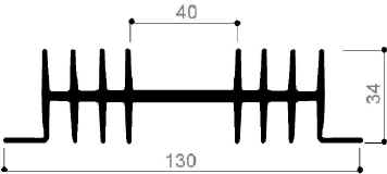 kod sztuka. FM610: Aluminiowe radiatory w prętach