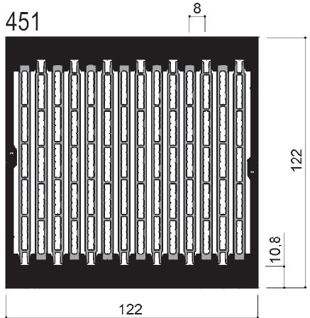 cod artă. FM451 : Radiatoare din aluminiu în bare