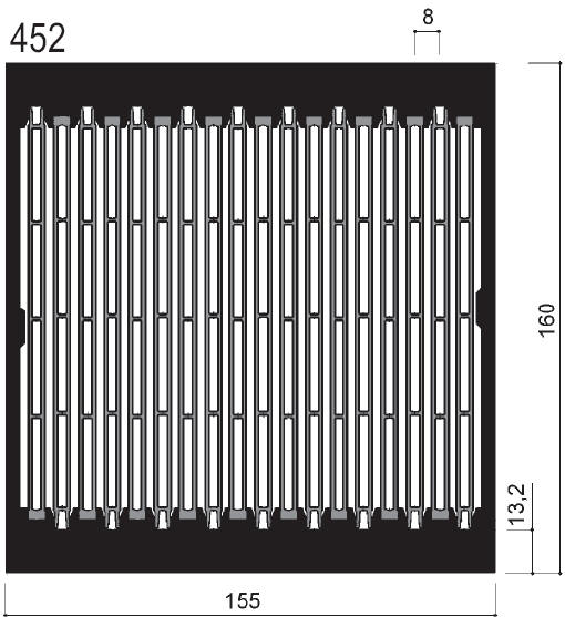 cod artă. FM452 : Radiatoare din aluminiu în bare