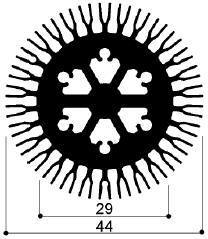 code art. FM501: Aluminum heat sinks in bars