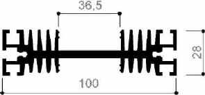 code art. FM600 : Aluminum heat sinks in bars