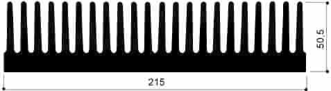 code art. FM946 : Aluminum heat sinks in bars