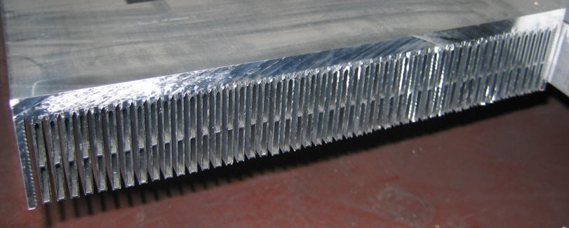 aluminium high efficiency heatsink